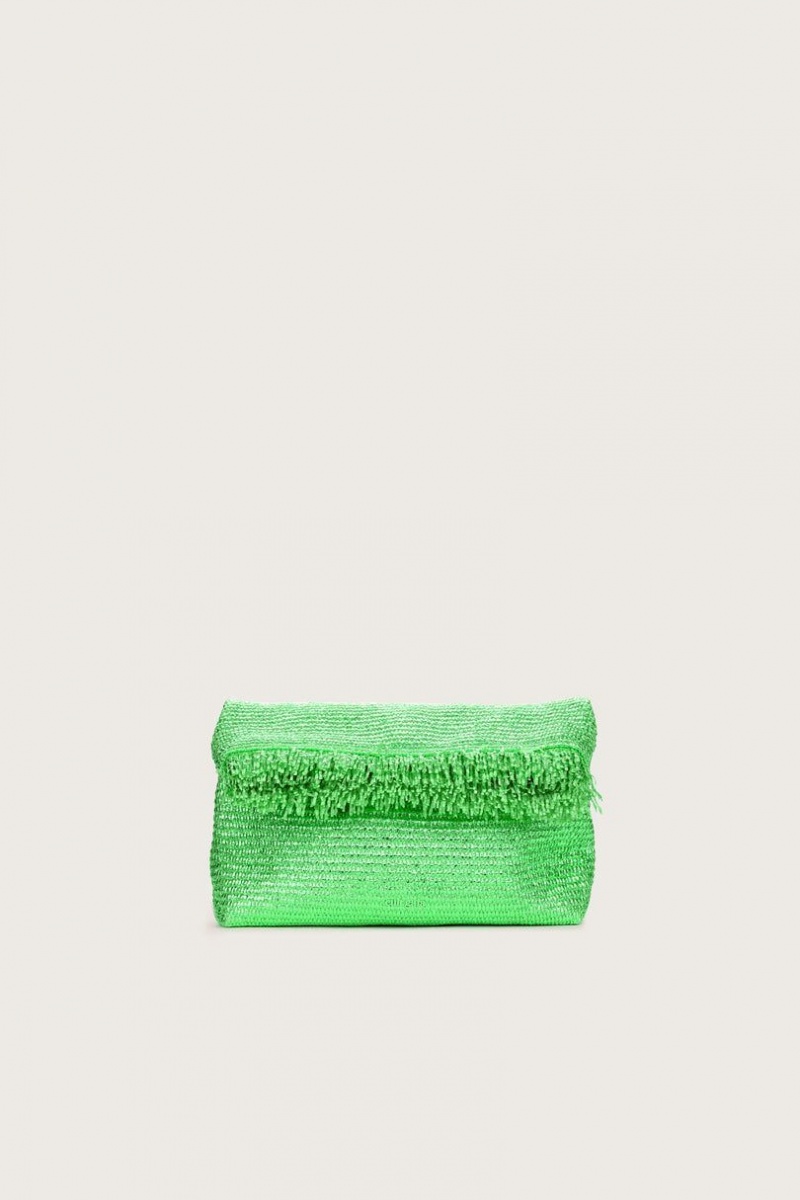 Cult Gaia Shanti Mini Clutch Green | NZ 019456T