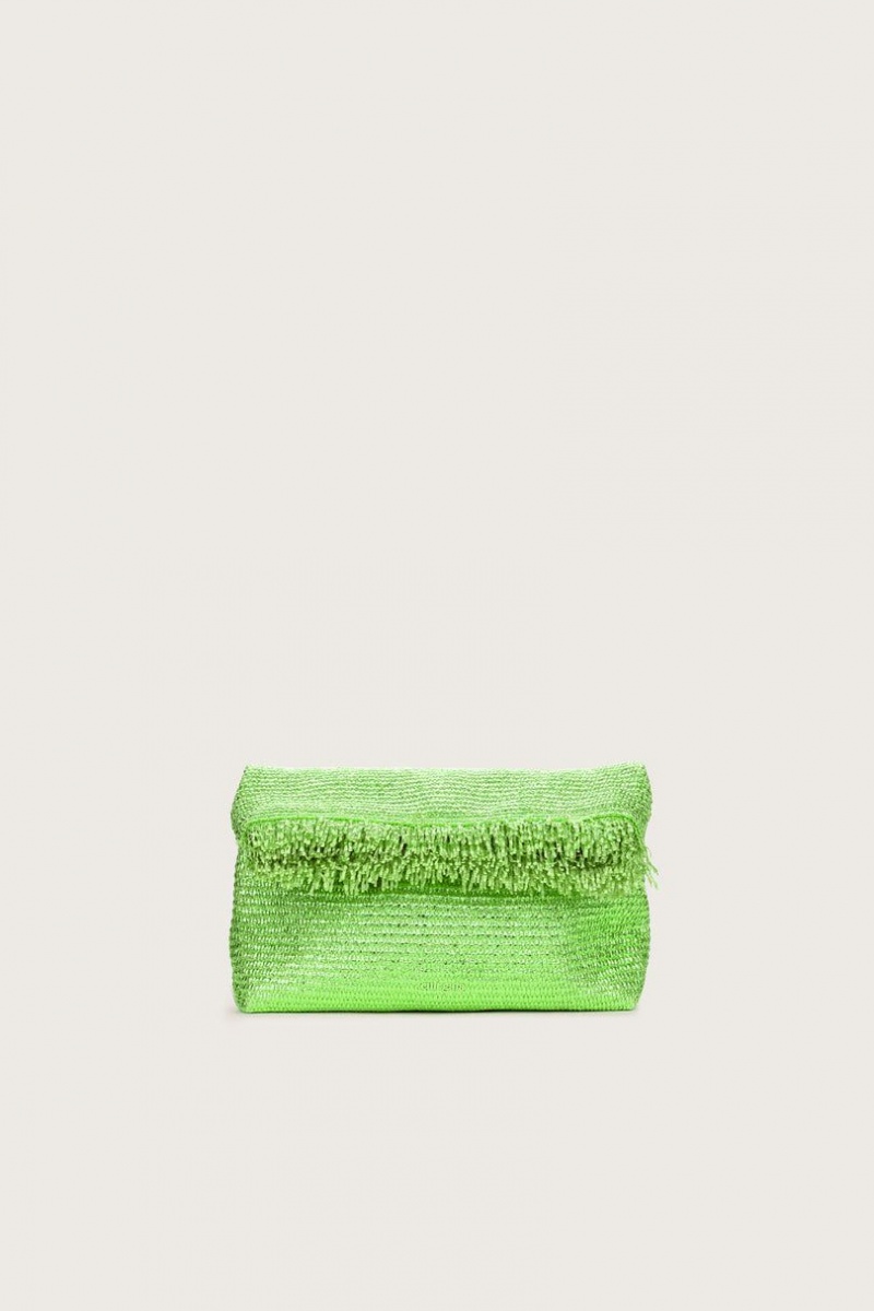 Cult Gaia Shanti Mini Clutch Light Green | NZ 315920M