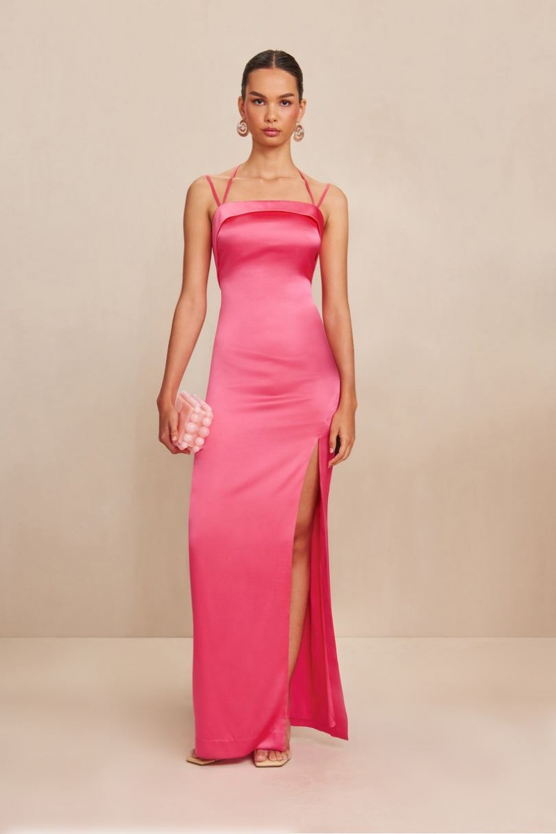 Cult Gaia Shiazu Gown Dress Pink | NZ 524860G