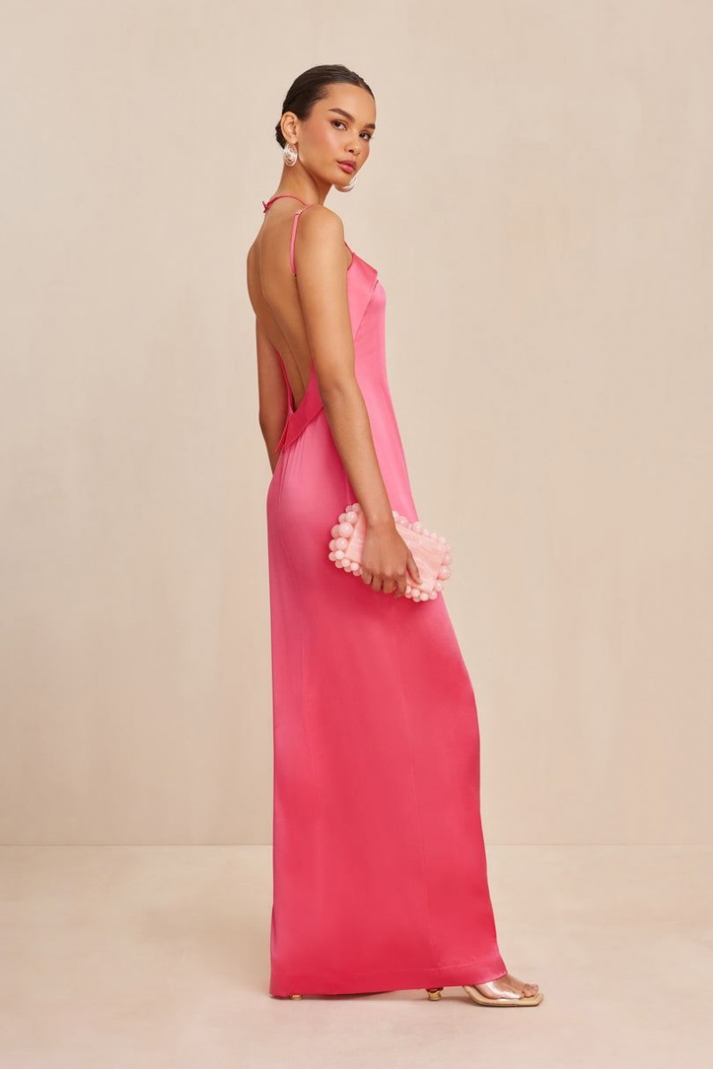 Cult Gaia Shiazu Gown Dress Pink | NZ 524860G