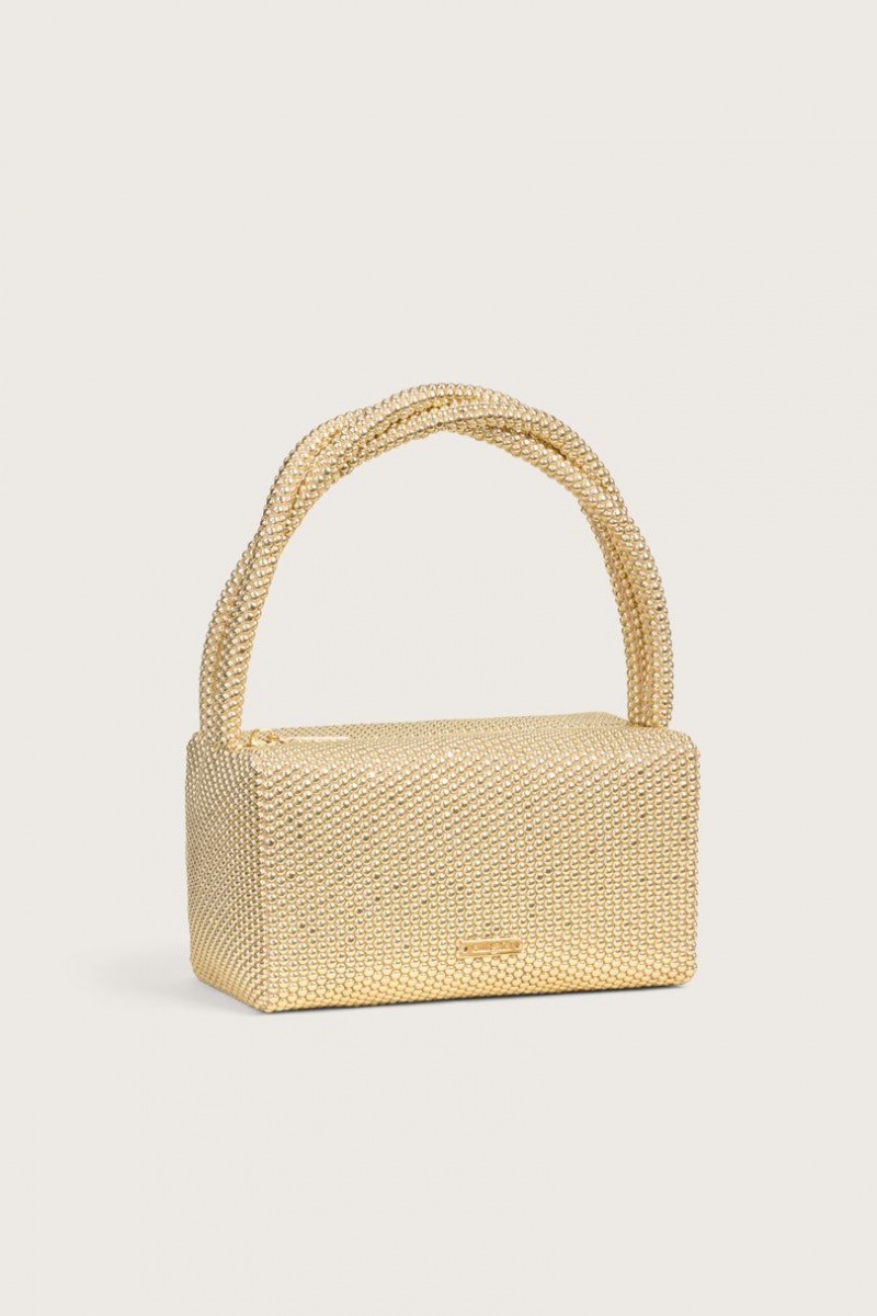 Cult Gaia Sienna Mini Tote Bag Gold | NZ 358924J