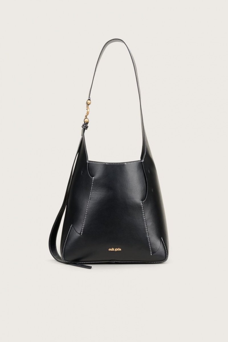 Cult Gaia Simona Shoulder Bag Black | NZ 851273B