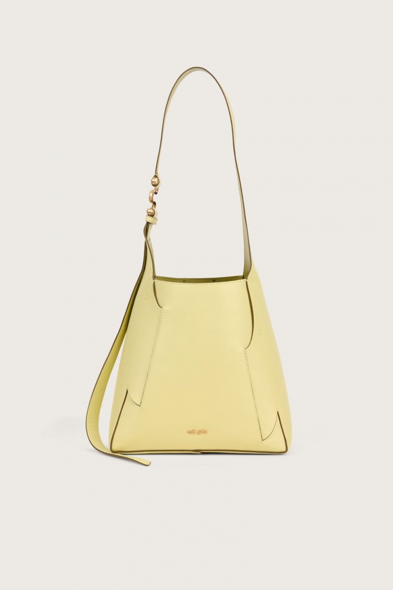 Cult Gaia Simona Shoulder Bag Lemon | NZ 934780S