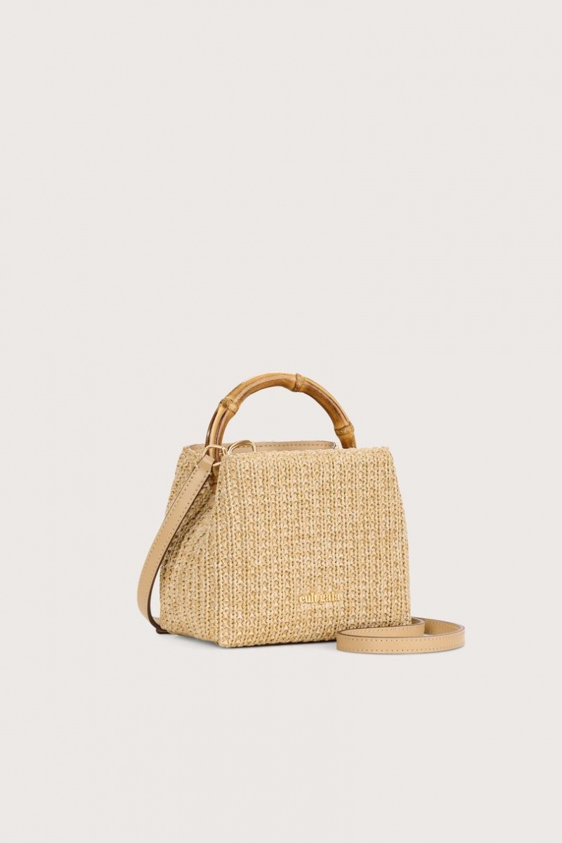 Cult Gaia Solene Mini Crossbody Bag Beige | NZ 421807T