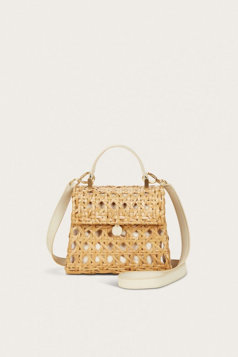 Cult Gaia Sybil Crossbody Bag Beige | NZ 138605I