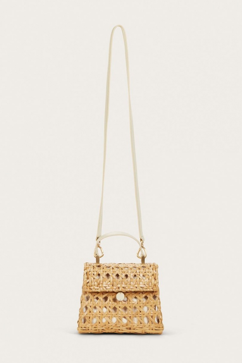 Cult Gaia Sybil Crossbody Bag Beige | NZ 138605I