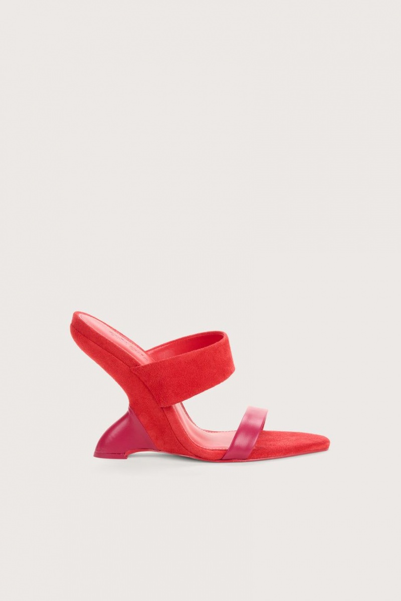 Cult Gaia Yara Sandals Red | NZ 489567X