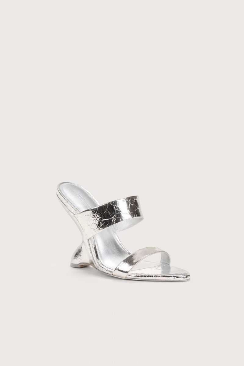 Cult Gaia Yara Sandals Silver | NZ 293457C